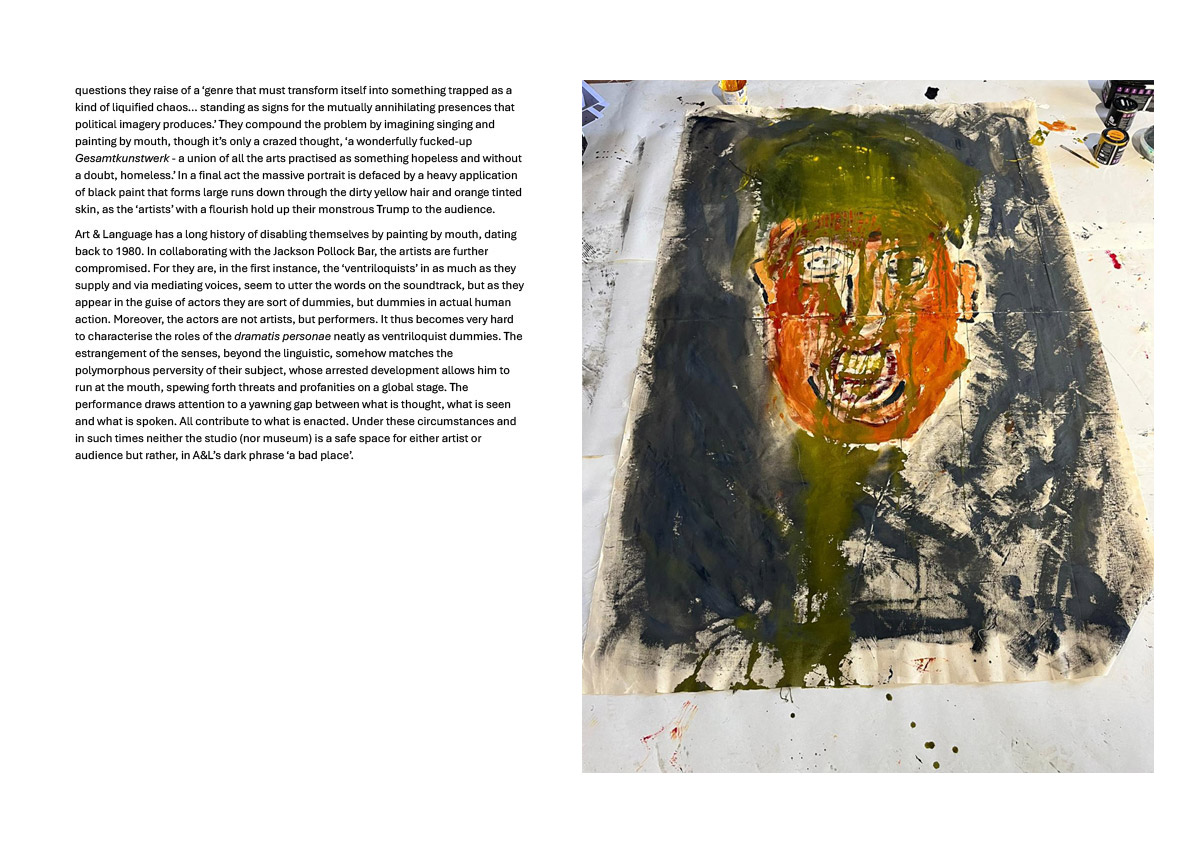 Art & Language Paints a Picture II - Chateau Montsoreau